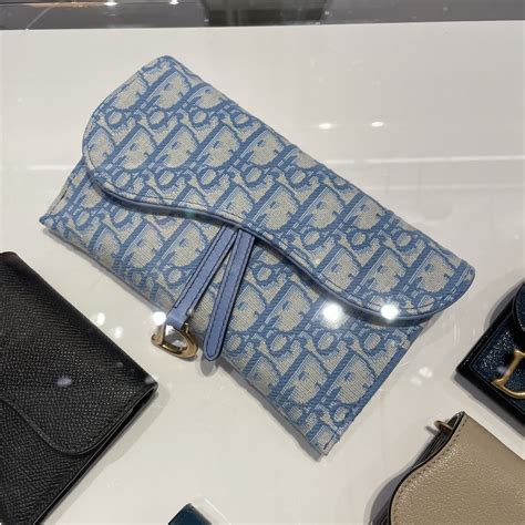 christian dior oblique saddle wallet|Saddle Wallet Cornflower Blue Dior Oblique Jacquard.